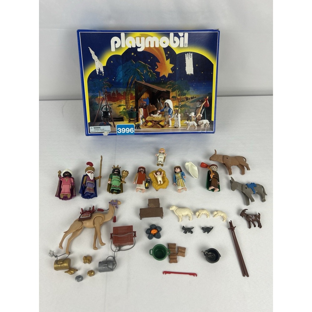 Playmobil Christmas Nativity Scene 3996 3997 Vintage